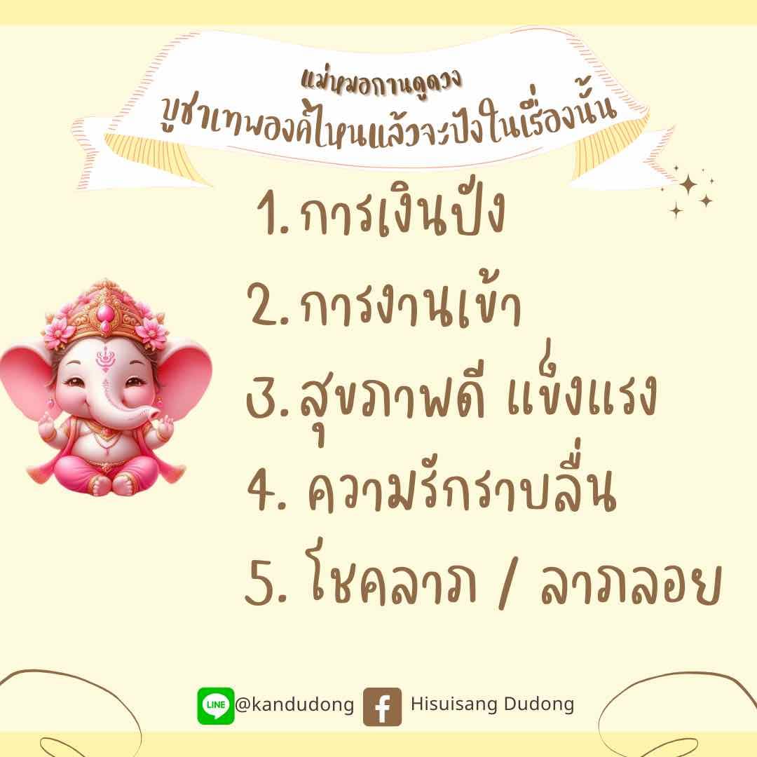 เช็คเทพที่เหมาะสม