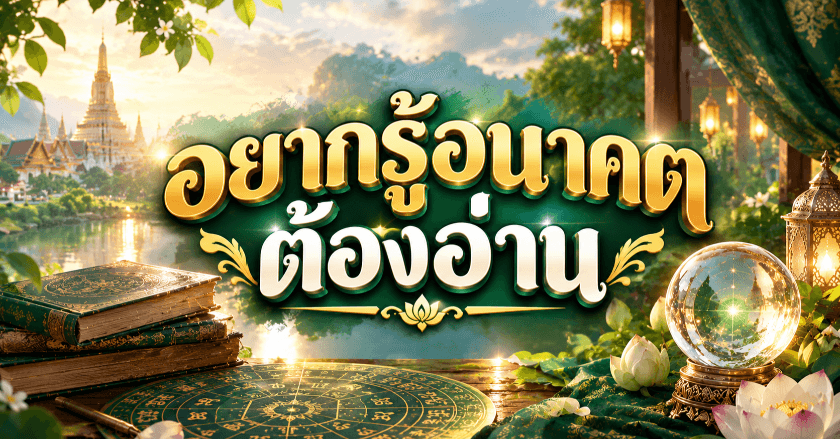 🚩รู้วิธีอ่าน...อนาคต